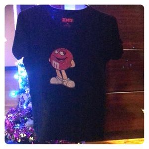 Camisa negra diseño m&ms